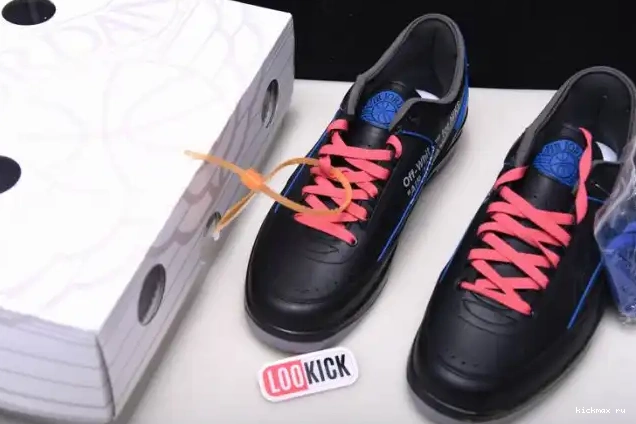 Cheap 2 Low Retro DJ4375-004 Blue Jordan Black Off-White SP 0530